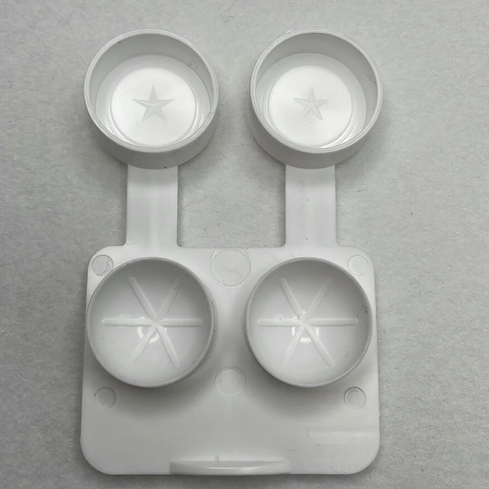 NEW 50pcs Eye clinic contact lens cases flat pack